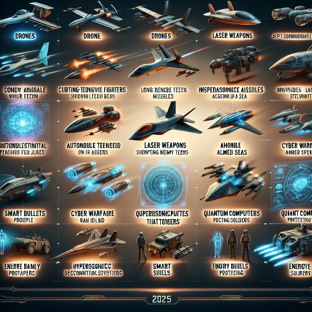 10 Senjata Canggih 2025 yang Akan Mengubah Wajah Perang Modern